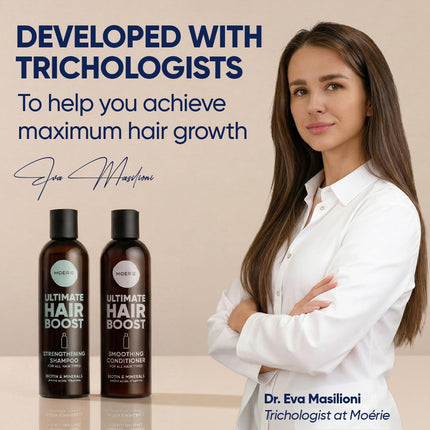 Moerie Hair Growth Shampoo and Conditioner with Biotin and Rosemary