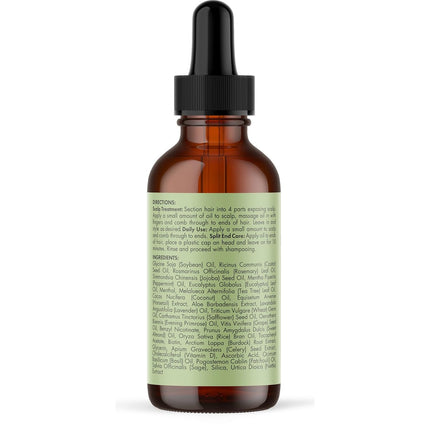 Mielle Organics Rosemary & Mint Hair Oil with Biotin 2 oz