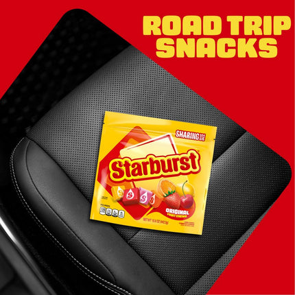 STARBURST Original Fruit Chews Candy 15.6 oz Sharing Size Bag