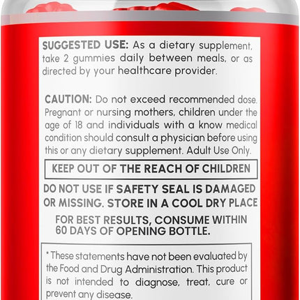 Gluco Off Health and Wellness Supplement Gummies 60 Count