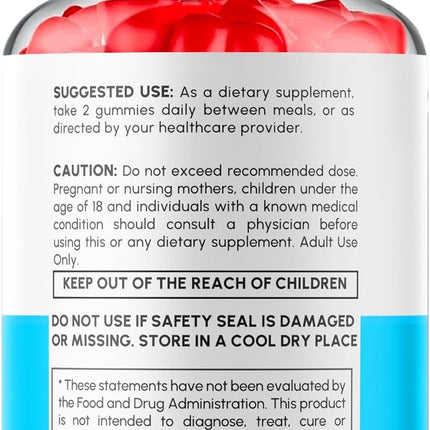 RevitaGlow Gummies with Apple Cider Vinegar & Beauty Vitamins 60 Gummies
