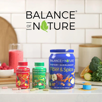 Balance of Nature Fruits & Veggies Capsules 90 Fruit 90 Veggie Set