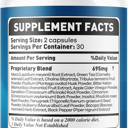 Nerve Ease Supplement Capsules with Natural Ingredients 300 Capsules (5 Pack)