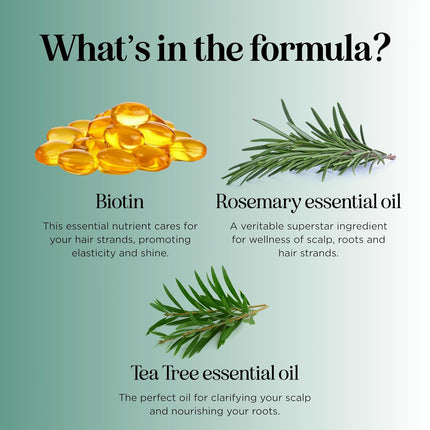 Volumizing Biotin & Rosemary Shampoo with Tea Tree Oil 16 fl oz