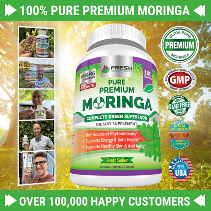 Fresh Healthcare Moringa (180 Capsules)