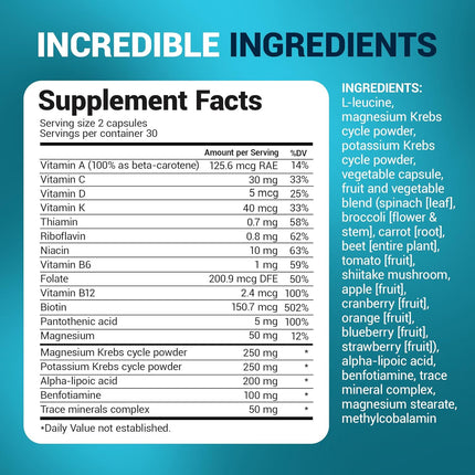 Dr. Berg Whole Food Multivitamin Capsules - 60 Count