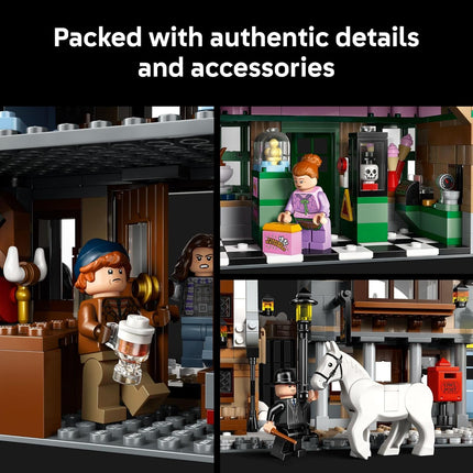LEGO Harry Potter Hogsmeade Village Collectors' Edition – 18+ Building Set with 12 Minifigures, Gift for Fans – 76457