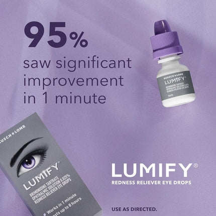 Lumify Redness Reliever Eye Drops - 7.5ml