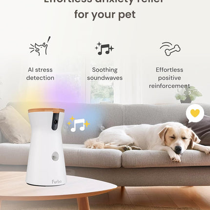 Furbo 360 Dog Camera with Treat Toss and Two Way Audio