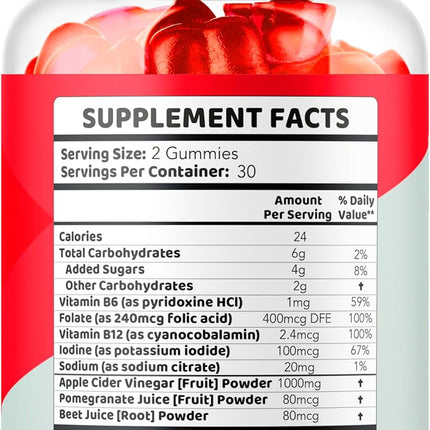 SugarControl Keto ACV Gummies Apple Cider Vinegar 60 Count