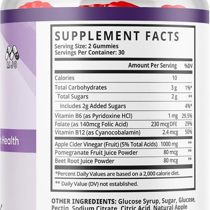 Derma Pure Supplement Gummies with Natural Ingredients 60 Gummies