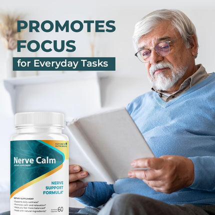 NerveCalm Herbal Supplement (60 Count) - 3 pack