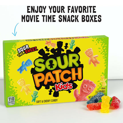 SOUR PATCH KIDS & SWEDISH FISH Soft & Chewy Candy Variety Pack 15 Boxes
