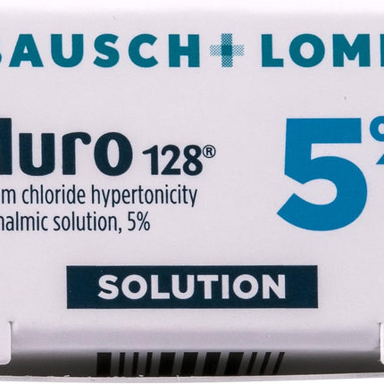 Muro 128 5% Sodium Chloride Hypertonic Ophthalmic Eye Drops 0.5 fl oz