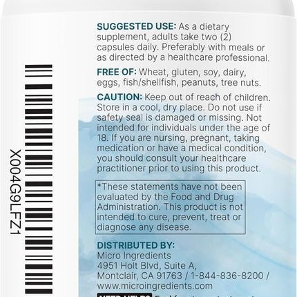 Micro Ingredients Methylated Multivitamin 19-in-1 Non-GMO 240 Capsules