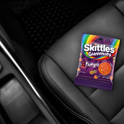SKITTLES Gummies Fuego Sweet & Spicy Gummy Candy 5.8 oz 12 Pack