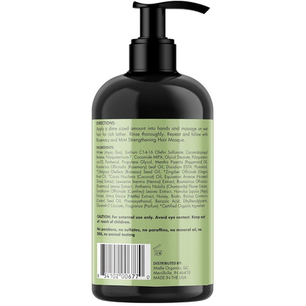 Mielle Organics Rosemary Mint Biotin Hair Shampoo 12 oz