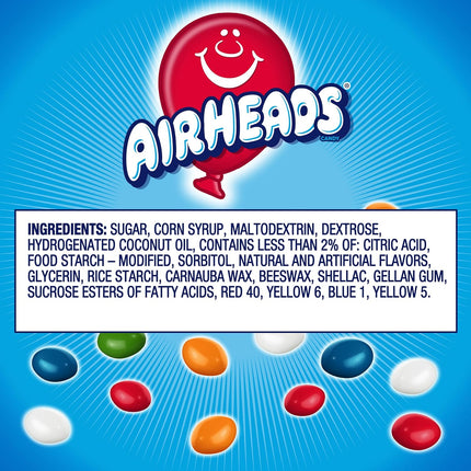 Airheads Candy Bites Assorted Fruit Flavored Chewy Candy 2 oz 18 Pack