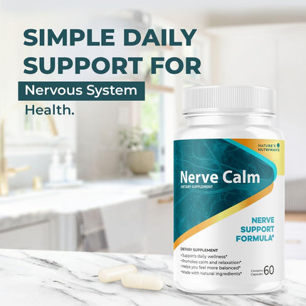 NerveCalm Herbal Supplement (60 Count) - 1 pack