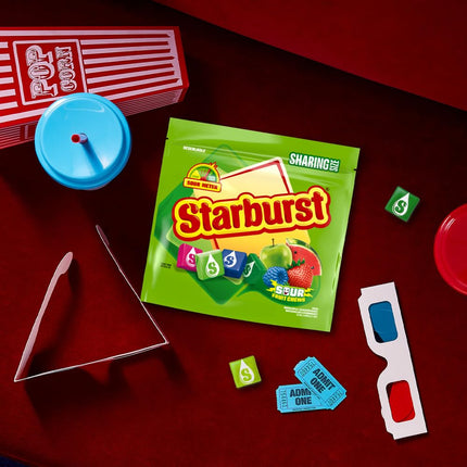 STARBURST Sour Fruit Chews Candy 15.6 oz Sharing Size Bag