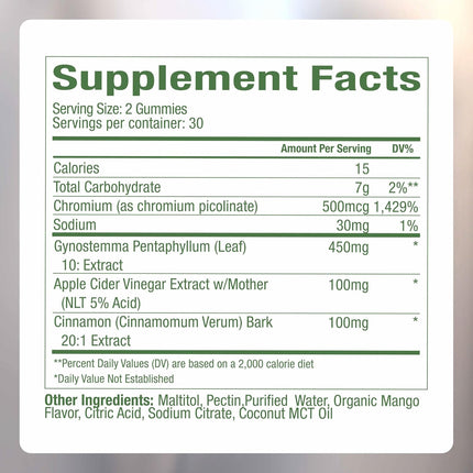 Plant People WonderBurn Metabolism Gummies Zero Sugar Ripe Mango Flavor 60 Count