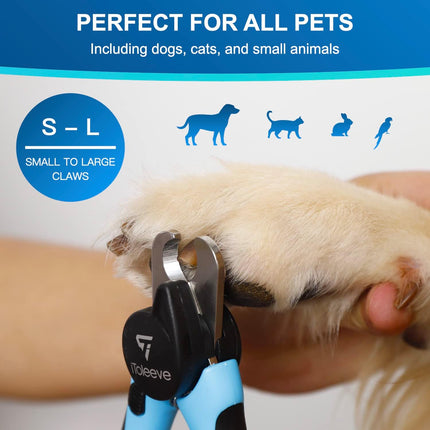 LED Dog & Cat Nail Clipper – Illuminated Pet Nail Trimmer with Quick Sensor