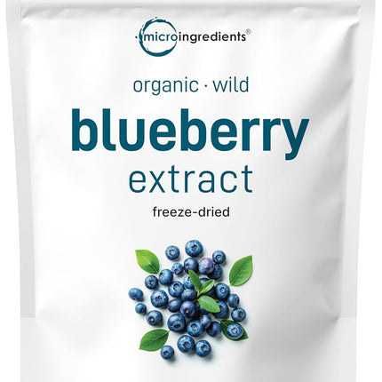 Organic Blueberry Extract Powder 10oz – 100% Natural Fruit Powder for Drinks & Smoothies
