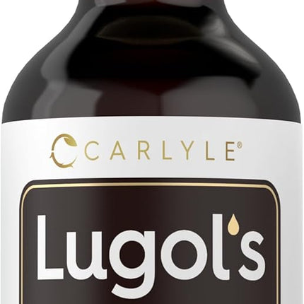 Carlyle Lugol’s Iodine 2% Solution – Iodine & Potassium Iodide Liquid Drops, 2 fl oz