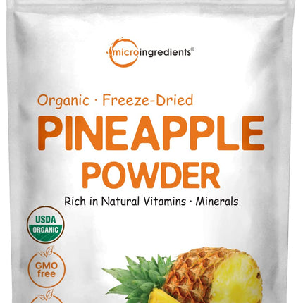 Organic Pineapple Powder 8oz – 100% Natural Fruit Powder for Drinks & Smoothies